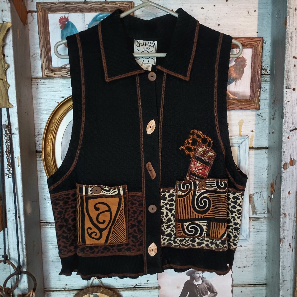 Vintage Surya wearable art
